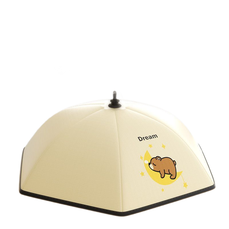 Purple Charm Workshop Sulankstomas izoliuotas maisto dangtelis – gabardinė + aliuminio folija, šiuolaikiškas stilius, daugiafunkcinis, izoliacija, dulkių apsauga