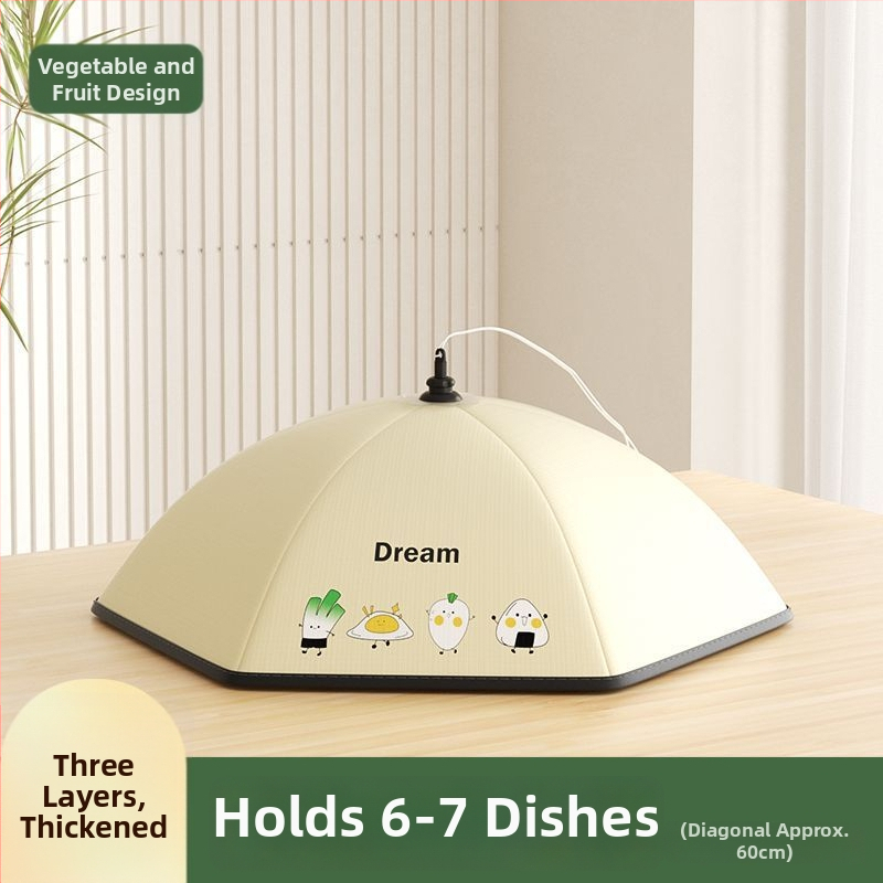 Purple Charm Workshop Sulankstomas izoliuotas maisto dangtelis – gabardinė + aliuminio folija, šiuolaikiškas stilius, daugiafunkcinis, izoliacija, dulkių apsauga