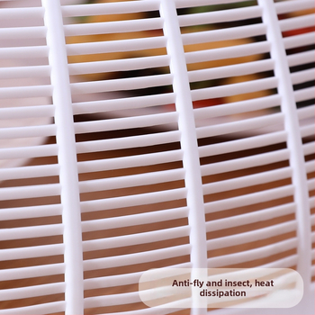 Daržovių ir maisto dangtis, kvėpuojantis, plastiko medžiaga, dulkių ir kenkėjų atsparus, šiuolaikiško minimalistinio dizaino, pristatytas 2025 metais