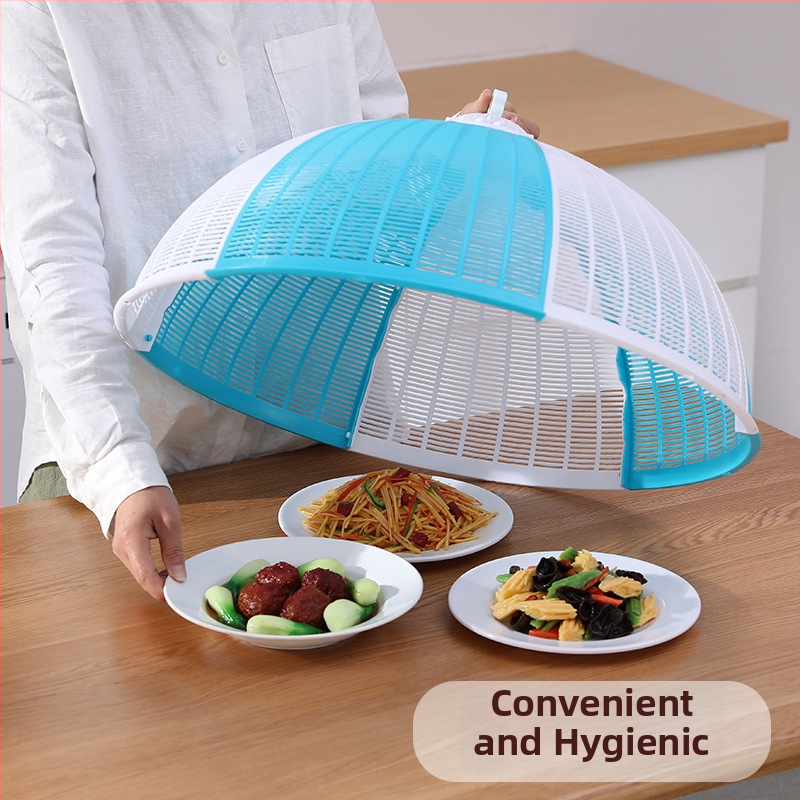 Dýchajúci kryt na zeleninu a potraviny, plastový materiál, prachotesný a proti hmyzu, moderný minimalistický štýl, uvedený v roku 2025