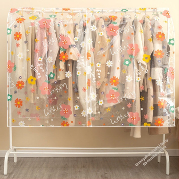 Κάλυμμα ρούχων από πλαστικό κατά της σκόνης – Απλό κινεζικού ύφους, για ταξίδια, προστασία από σκόνη