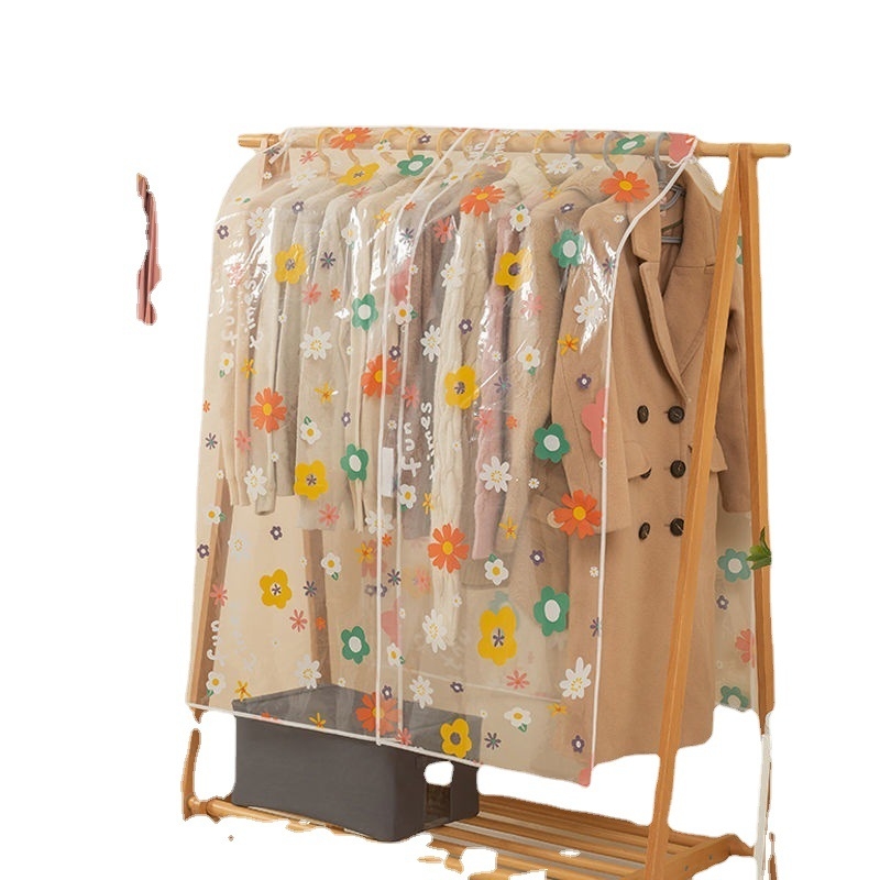 Κάλυμμα ρούχων από πλαστικό κατά της σκόνης – Απλό κινεζικού ύφους, για ταξίδια, προστασία από σκόνη