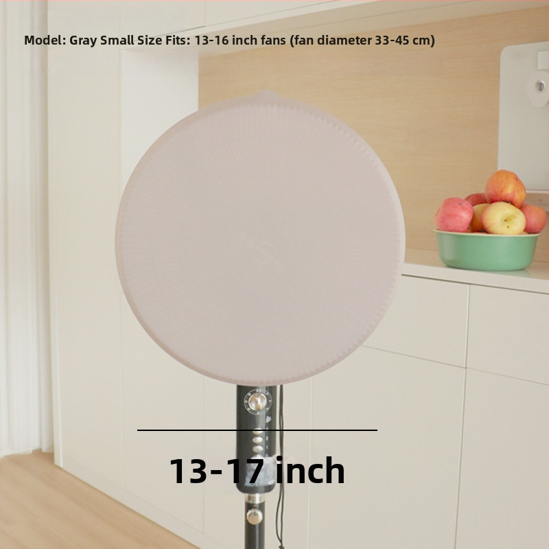 Kaixiu elastinis ventiliatoriaus gaubtas — dulkių apsauga stovintiems ir sieniniams ventiliatoriams, medžiaga milk silk, 2024 leidimas, pakuotėje 100 vnt