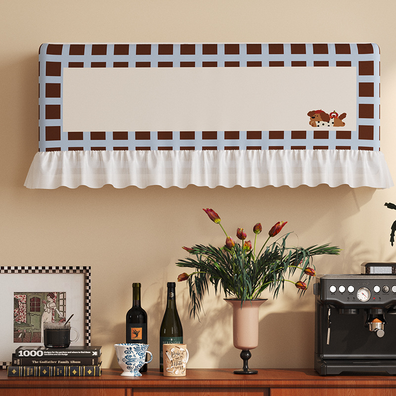 Калъф за климатик – анимационен стил, полиестер, персонализация налична, Марка: Little White Mouse Home Decor