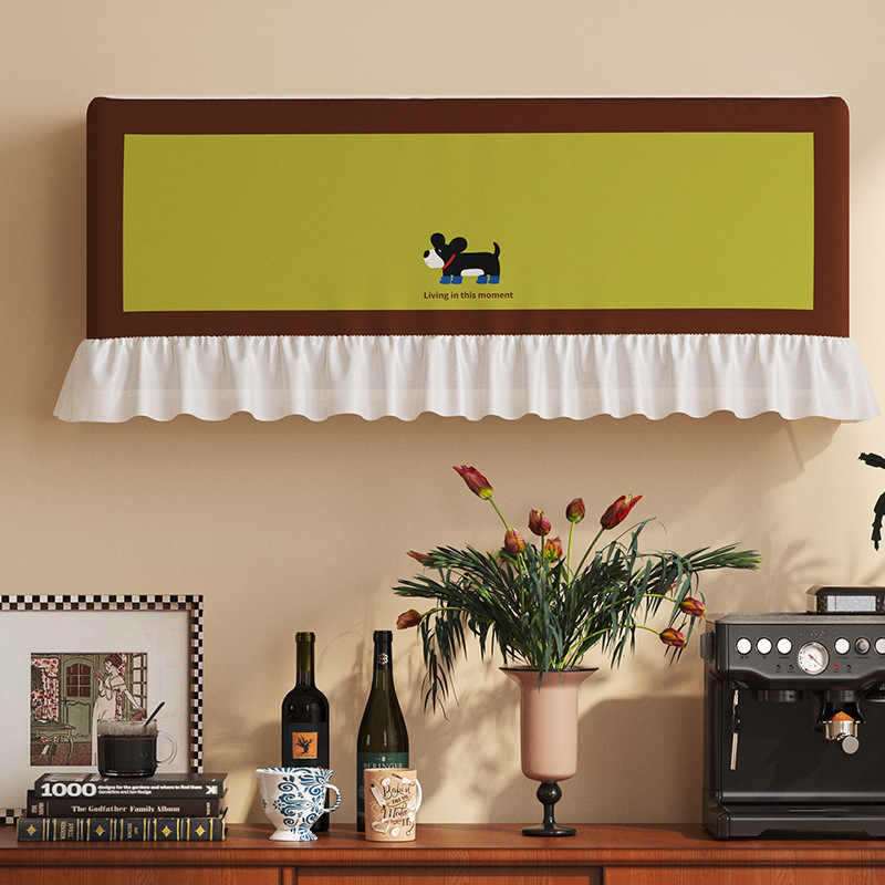 Калъф за климатик – анимационен стил, полиестер, персонализация налична, Марка: Little White Mouse Home Decor