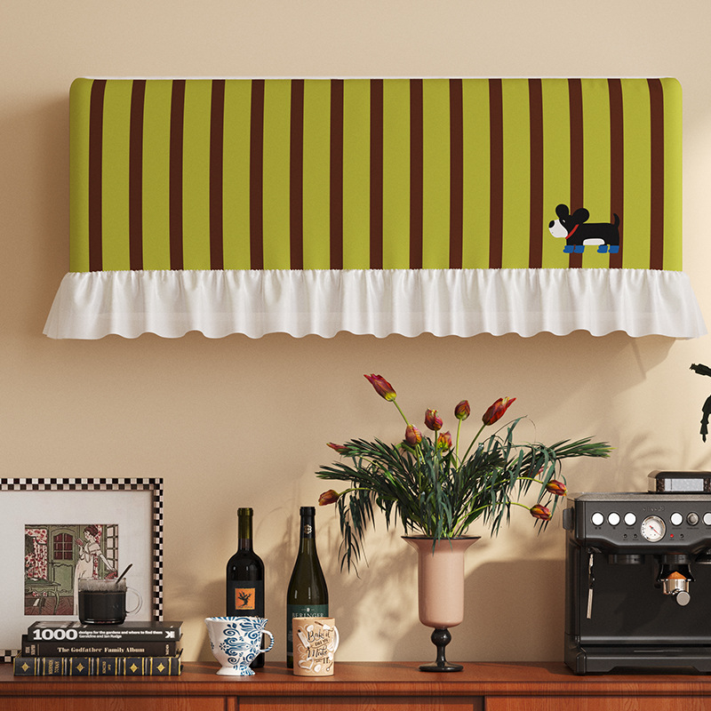 Калъф за климатик – анимационен стил, полиестер, персонализация налична, Марка: Little White Mouse Home Decor