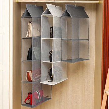 Κρεμάστρα αποθήκευσης, πολλαπλών επιπέδων, μη υφασμένο ύφασμα, μοντέλο Q-95, απλός και μοντέρνος τρισδιάστατος σχεδιασμός, αποθήκευση υπνοδωματίου