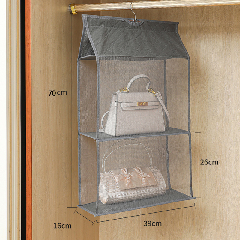 Κρεμάστρα αποθήκευσης, πολλαπλών επιπέδων, μη υφασμένο ύφασμα, μοντέλο Q-95, απλός και μοντέρνος τρισδιάστατος σχεδιασμός, αποθήκευση υπνοδωματίου