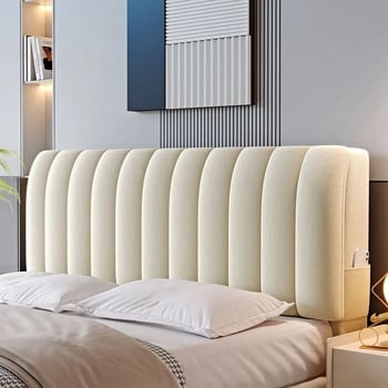 Калъф за облегалката на леглото от Dutch velvet, модерен минималистичен стил, прахозащита и ударозащита