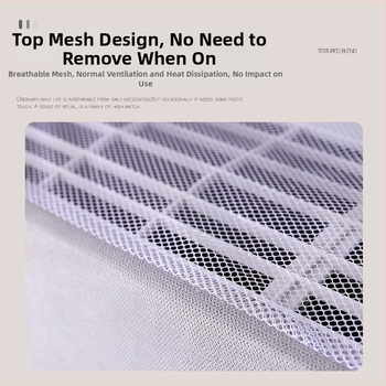 Oro kondicionieriaus dulkių gaubtas, universalus, naujo kiniško stiliaus, dvigubos sėkmės motyvas, be pritaikymo