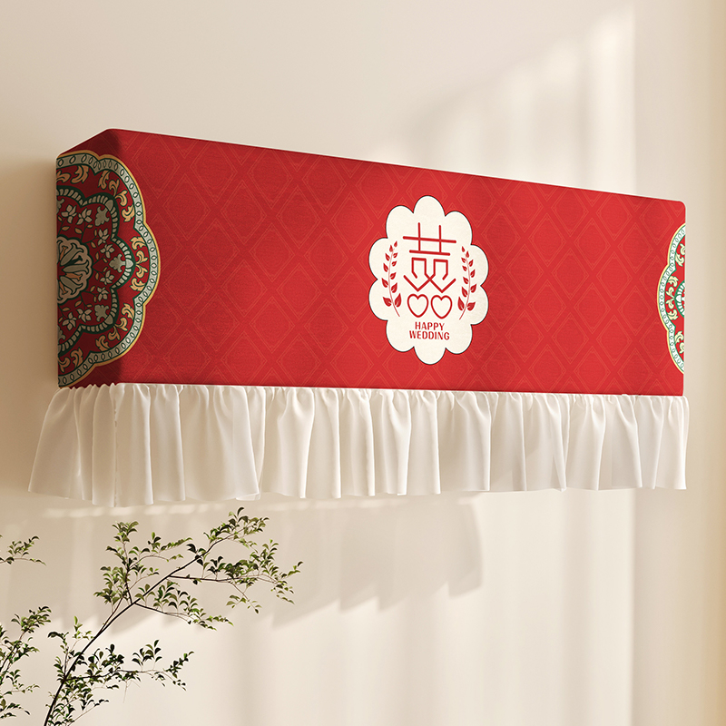 Oro kondicionieriaus dulkių gaubtas, universalus, naujo kiniško stiliaus, dvigubos sėkmės motyvas, be pritaikymo