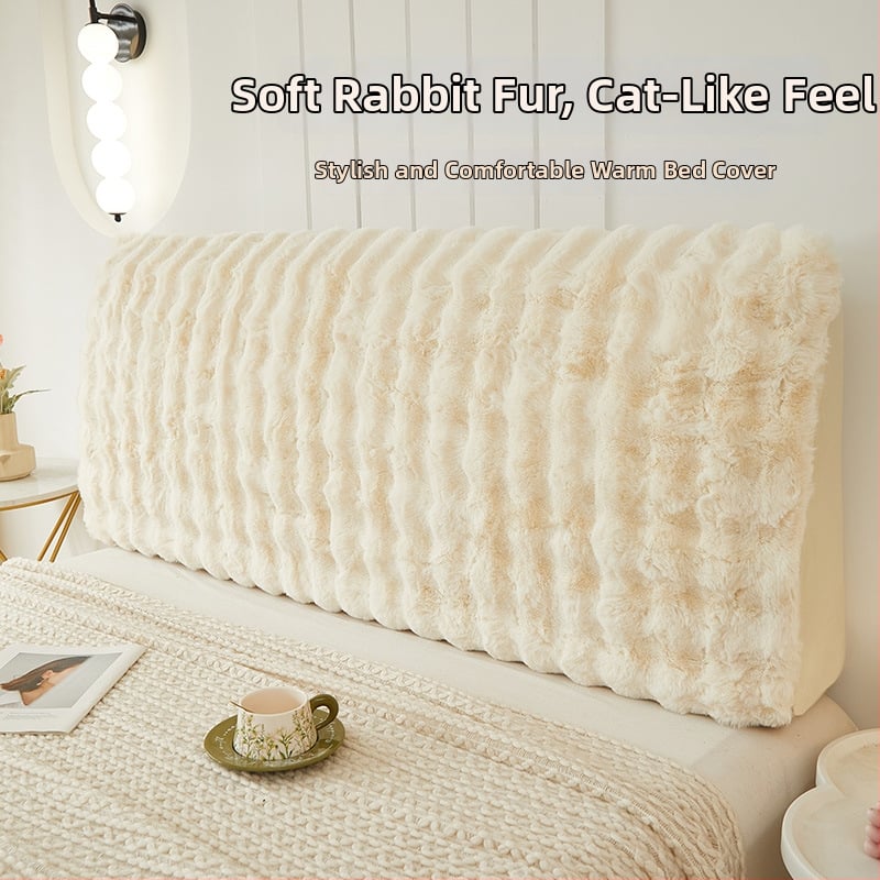 Xulai trumpas pūkuotas lovos šoninis užvalkalas — šiuolaikiškas minimalistinis stilius, dulkių gaudyklė/sofos dangtis