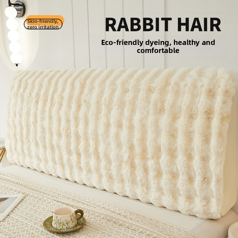 Xulai trumpas pūkuotas lovos šoninis užvalkalas — šiuolaikiškas minimalistinis stilius, dulkių gaudyklė/sofos dangtis