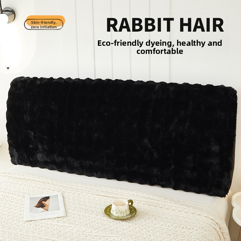 Xulai trumpas pūkuotas lovos šoninis užvalkalas — šiuolaikiškas minimalistinis stilius, dulkių gaudyklė/sofos dangtis