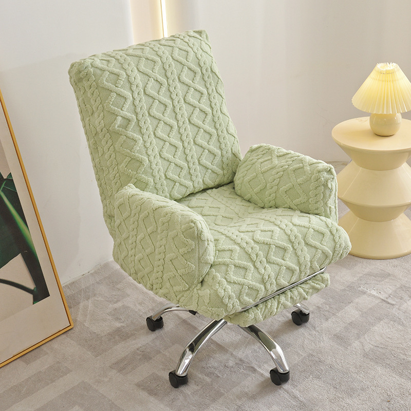 Navlaka za uredski fotelj s jacquard uzorkom, 2025 novi model, odvojiva i periva, univerzalna prilagodba