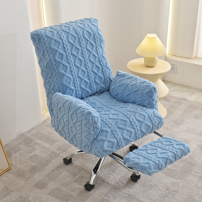 Navlaka za uredski fotelj s jacquard uzorkom, 2025 novi model, odvojiva i periva, univerzalna prilagodba