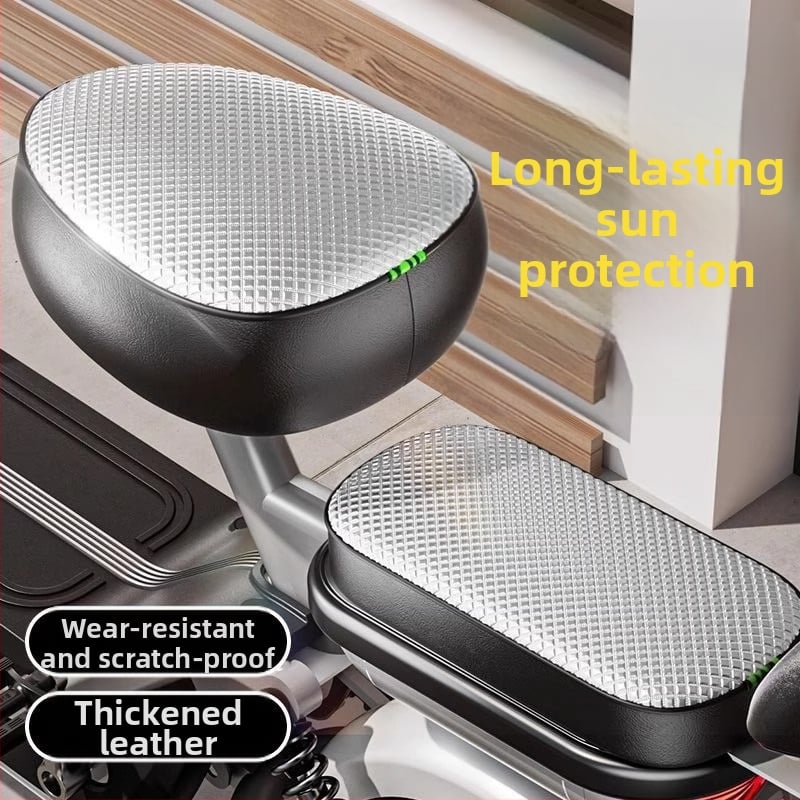 Elektriskā velosipēda sēdekļa pārvalks, ūdensnecaurlaidīgs un UV aizsardzība, universāls visām sezonām