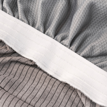 Elastična navlaka za stolice za blagovaonu – univerzalni suknjasti stil, tekstilni materijal, protuklizna, otporna na habanje, kvadratnog oblika, minimalistički dizajn