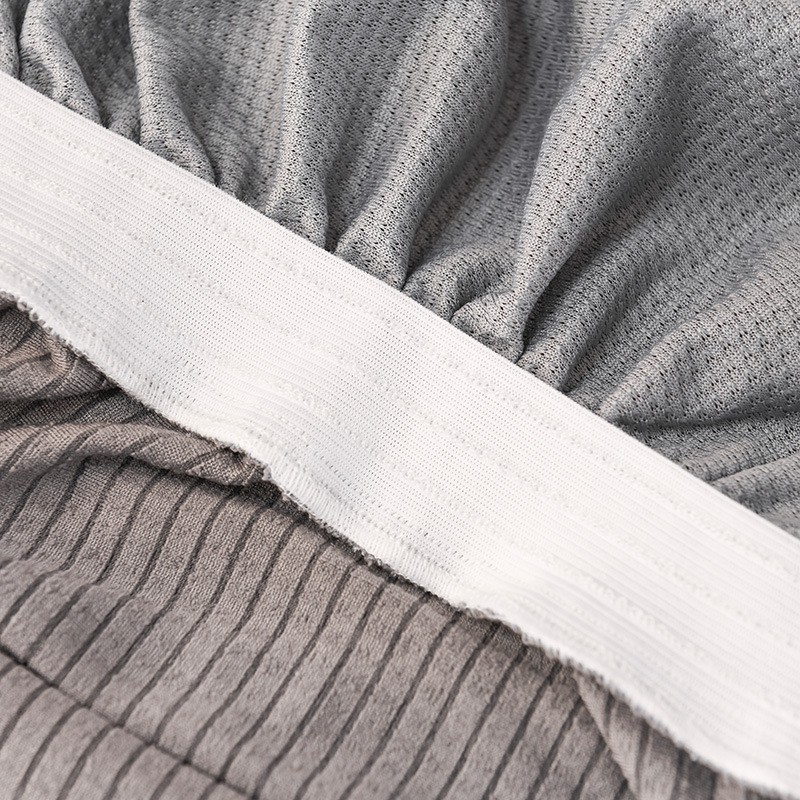 Elastična navlaka za stolice za blagovaonu – univerzalni suknjasti stil, tekstilni materijal, protuklizna, otporna na habanje, kvadratnog oblika, minimalistički dizajn
