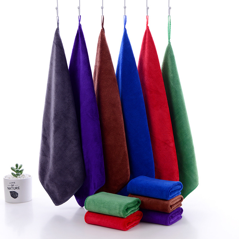 Suha krpa za kosu od finih vlakana, polyester plošna tkanina s kukom, 50–80 g, za kosu i lice