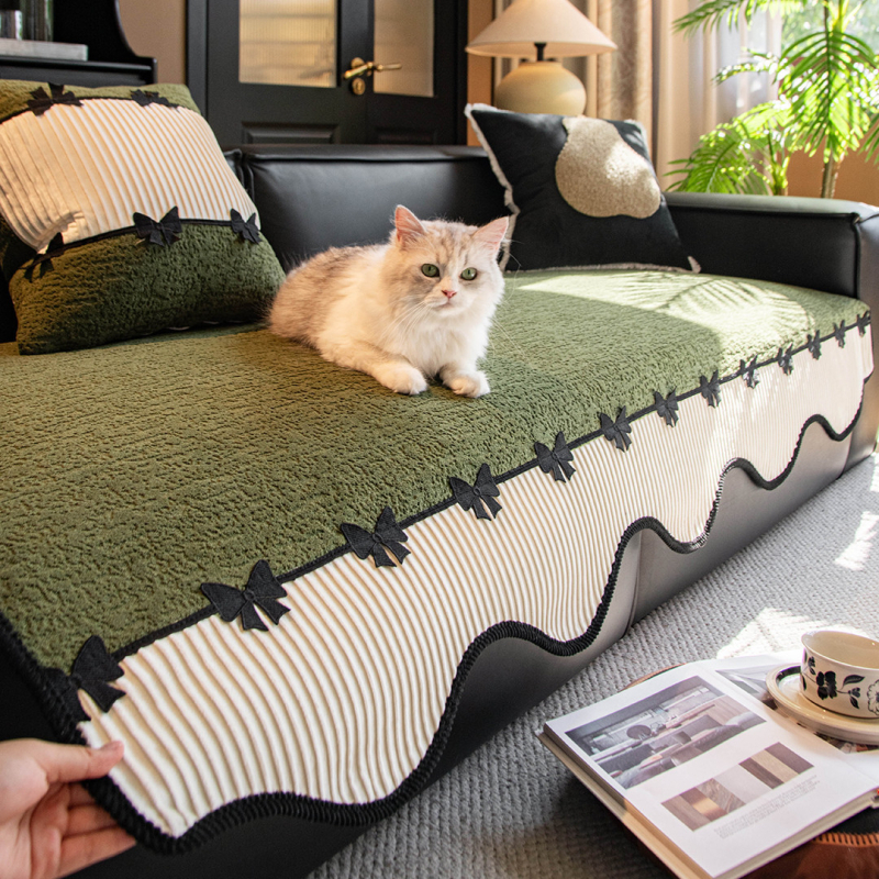 Pernă pentru canapea din chenille, pentru canapele de colț, model uni, stil casual, design: Cushion Cloth Style, brand Yayan, cod DYBLB20250709