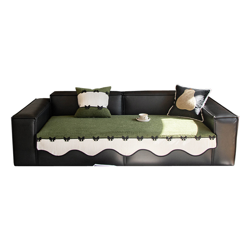 Pernă pentru canapea din chenille, pentru canapele de colț, model uni, stil casual, design: Cushion Cloth Style, brand Yayan, cod DYBLB20250709