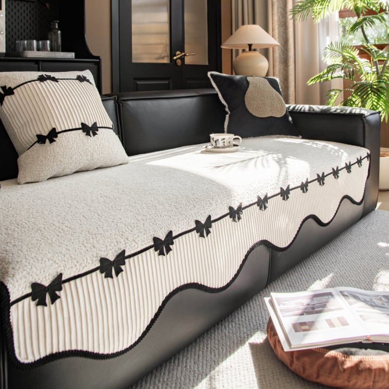 Pernă pentru canapea din chenille, pentru canapele de colț, model uni, stil casual, design: Cushion Cloth Style, brand Yayan, cod DYBLB20250709