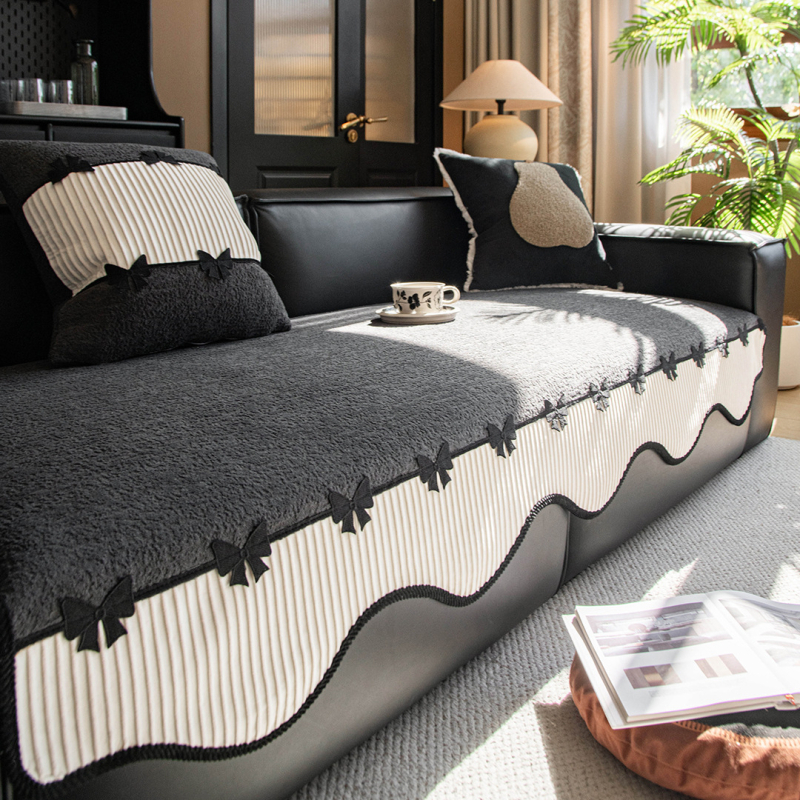 Pernă pentru canapea din chenille, pentru canapele de colț, model uni, stil casual, design: Cushion Cloth Style, brand Yayan, cod DYBLB20250709