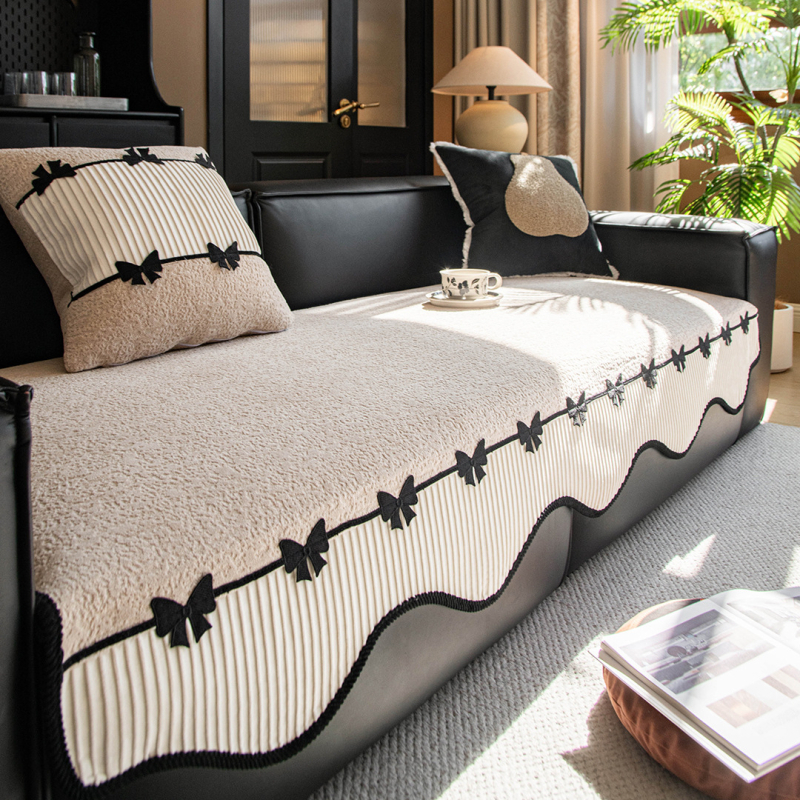 Pernă pentru canapea din chenille, pentru canapele de colț, model uni, stil casual, design: Cushion Cloth Style, brand Yayan, cod DYBLB20250709