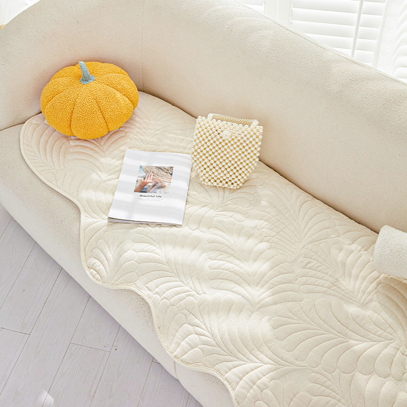 Husă de canapea din chenille pentru canapea combinată – stil modern minimalist, husă de protecție