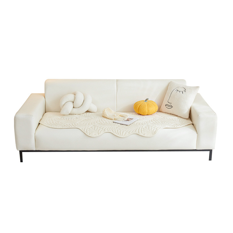 Husă de canapea din chenille pentru canapea combinată – stil modern minimalist, husă de protecție