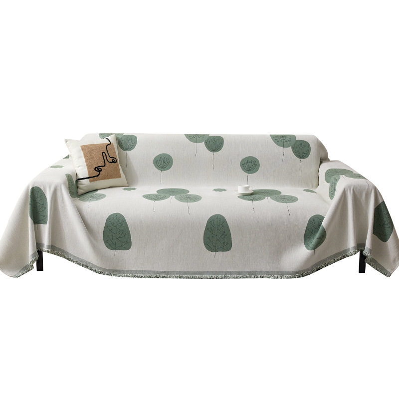 Prosop canapea chenille, model floral, pentru canapea modulară, stil modern minimalist, personalizare disponibilă