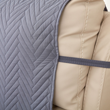 Husă canapea pentru două locuri | Poliester, model solid, stil minimalist, lavabilă în mașină