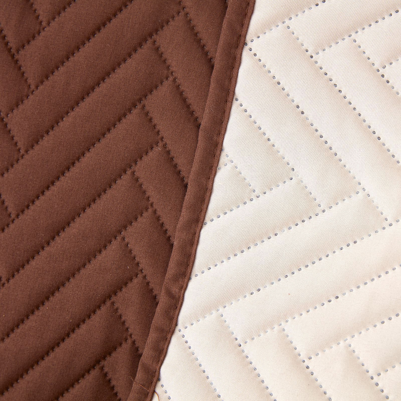 Husă canapea pentru două locuri | Poliester, model solid, stil minimalist, lavabilă în mașină