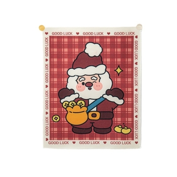 Tapiserie decorativă pentru perete cu motiv desen animat — 100% poliester, cu componente din bumbac, personalizabilă, stil japonez și koreean, pentru living, dormitor, spațiu de studiu, cameră a copiilor