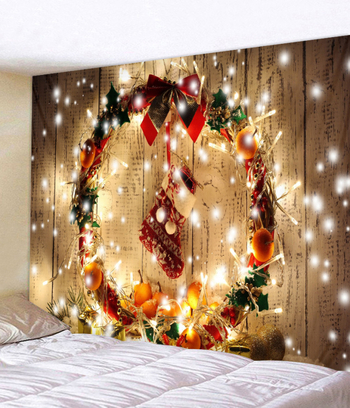 Gobelenas, 100% poliesteris, mašininis audimas, stačiakampio formos, peizažo raštas, skalbimas mašinoje, pritaikymas įmanomas