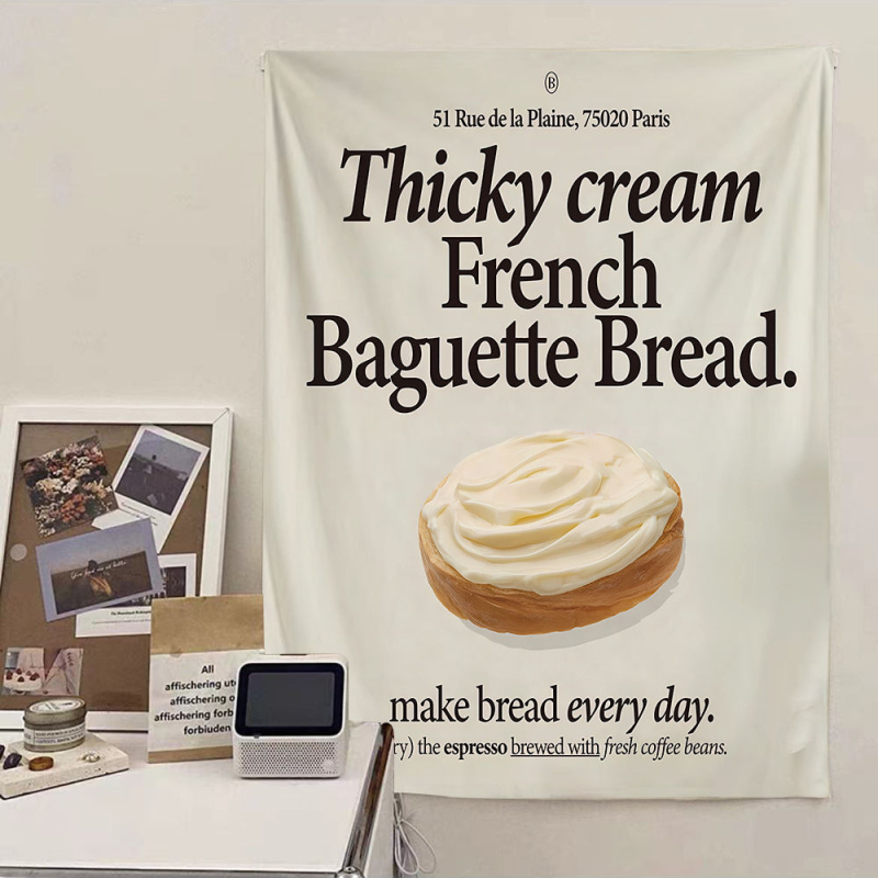 Korejos stiliaus sienos gobelenas su širdies raštu, iš pūkoto audinio su 41–50% poliesterio, skaitmeninis termotransferas