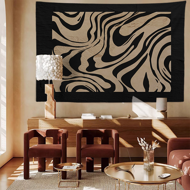 Fali gobelin - plüss anyag, fő szövet 100% poliészter, alsó réteg 30% gyapot, téglalap alakú, modern minimalist stílus, digitális hőtranszfer, motívum: rajzfilm/anime.