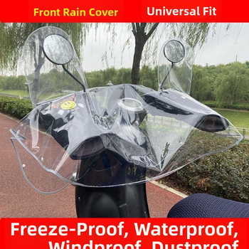 Nedz izturīgs priekšējais pārsegs elektriskajiem transportlīdzekļiem un motocikliem; centrālās paneļa aizsardzība; pastiprināts ūdensnecaurlaidīgs dizains