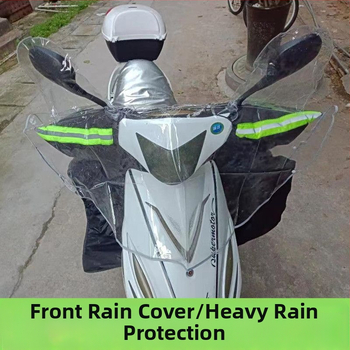 Nedz izturīgs priekšējais pārsegs elektriskajiem transportlīdzekļiem un motocikliem; centrālās paneļa aizsardzība; pastiprināts ūdensnecaurlaidīgs dizains