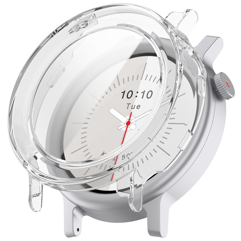 Калъф за CMF Watch3 Pro с поликарбонат и закалено стъкло, съвместим с CMF Watch3 Pro, тегло 10.6 g, модел A00215