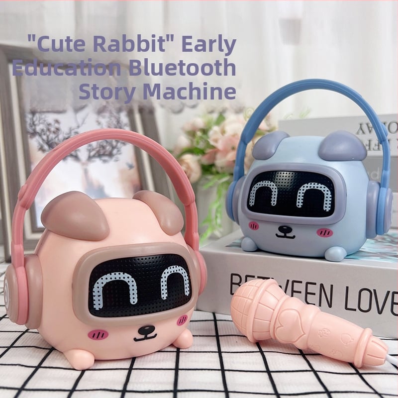 Vaikų išmanusis ankstyvosios edukacijos įrenginys pasakojimams — Bluetooth, nuotolinio valdymo pultas, įkraunama, muzika; plastikinis korpusas; amžius 0–3 metai