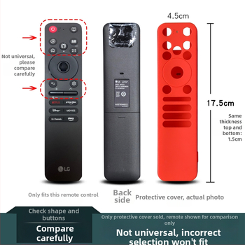 LG MR25GA nuotolinio valdymo pulto dėklas – silikonas, smūgiams atsparus, kritimo apsauga, įbrėžimų atsparumas, storesnis