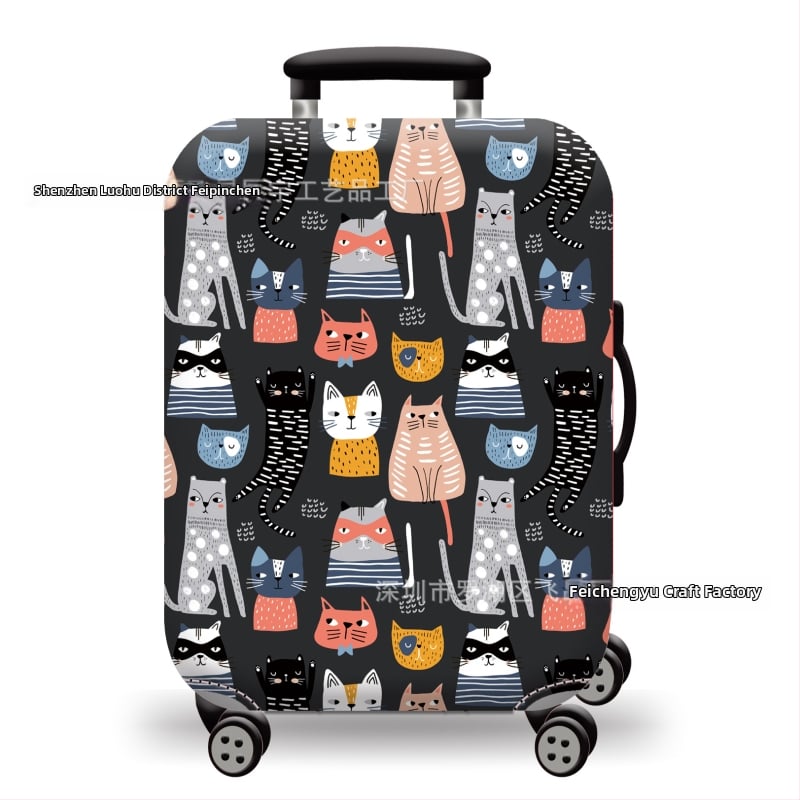 FYCY προστατευτικό κάλυμμα αποσκευών – για ταξίδια, δημιουργικό στυλ, υλικό με αεροστρώμα 320 g