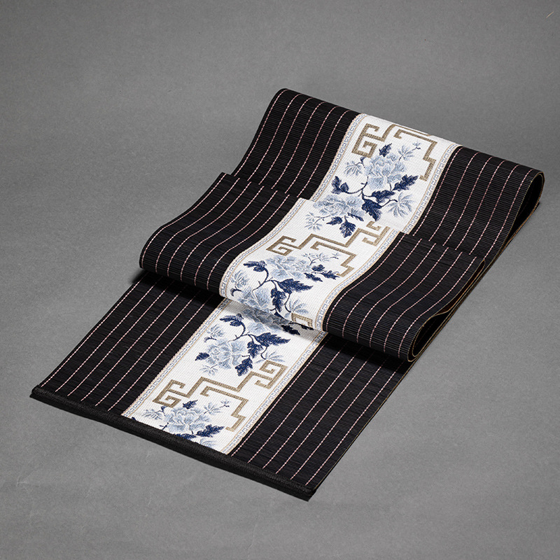 Bambusni stolni runner za čaj – zen stil, novi kineski stil, jacquard tkanina, 90% bambusa, 10% poliester