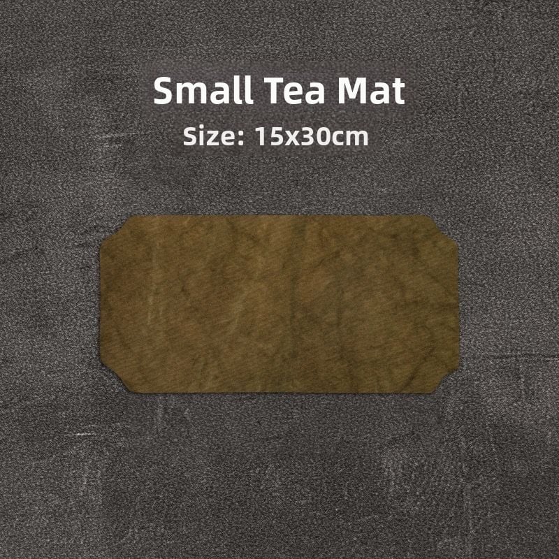 Πατάκι τσαγιού για τελετή, χειροποίητο, διπλό στρώμα, αδιάβροχο, καμβάς και λινό