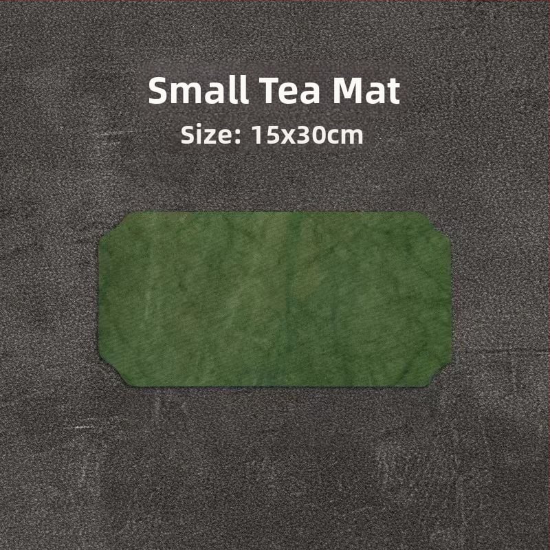 Πατάκι τσαγιού για τελετή, χειροποίητο, διπλό στρώμα, αδιάβροχο, καμβάς και λινό