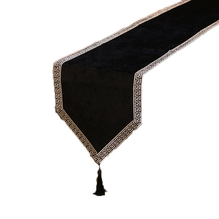 Laudlina triibulise mustriga, kaasaegne minimalistlik stiil — 90% polüester, 10% polüpropüleen, kohandatav töötlemine