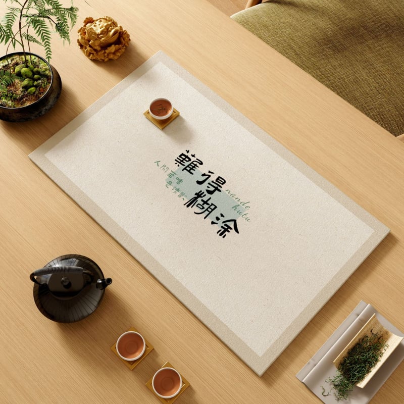 Teematt lauale – imav, isolatsiooni alus, 80% polüesteri segu, Hiina stiil