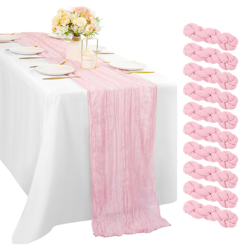 Poliestera galda runner, viendabīgs raksts, svētku stils (Materiāls: Poliesters; Galvenā auduma sastāvs: Poliesters; Auduma apakšdaļa: Poliesters; Raksts: Viendabīgs; Stils: Svētku)